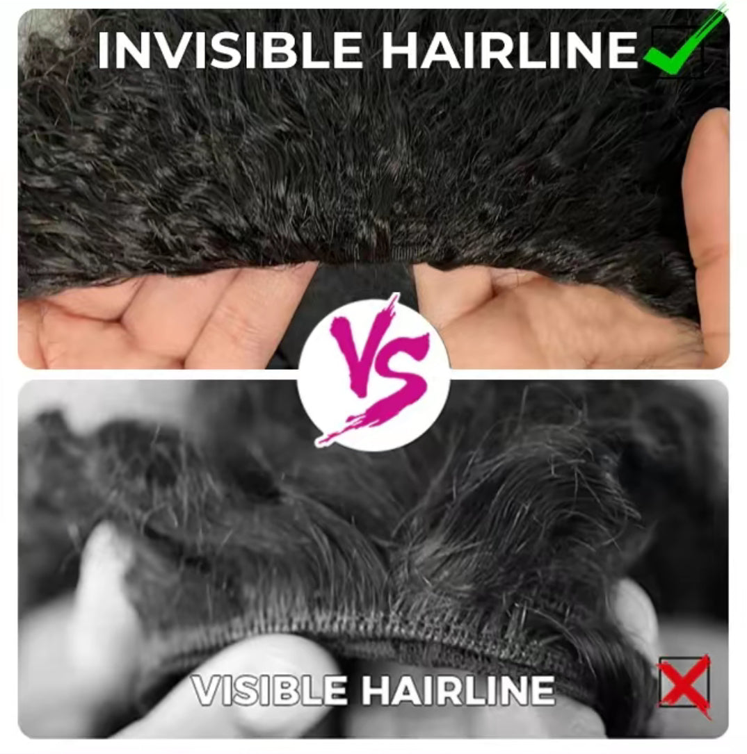 InvisiBlend - 180% Curly Wig HD Invisible Lace
