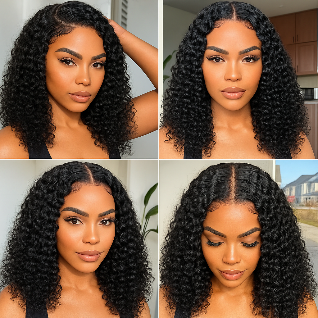InvisiBlend - 180% Curly Wig HD Invisible Lace