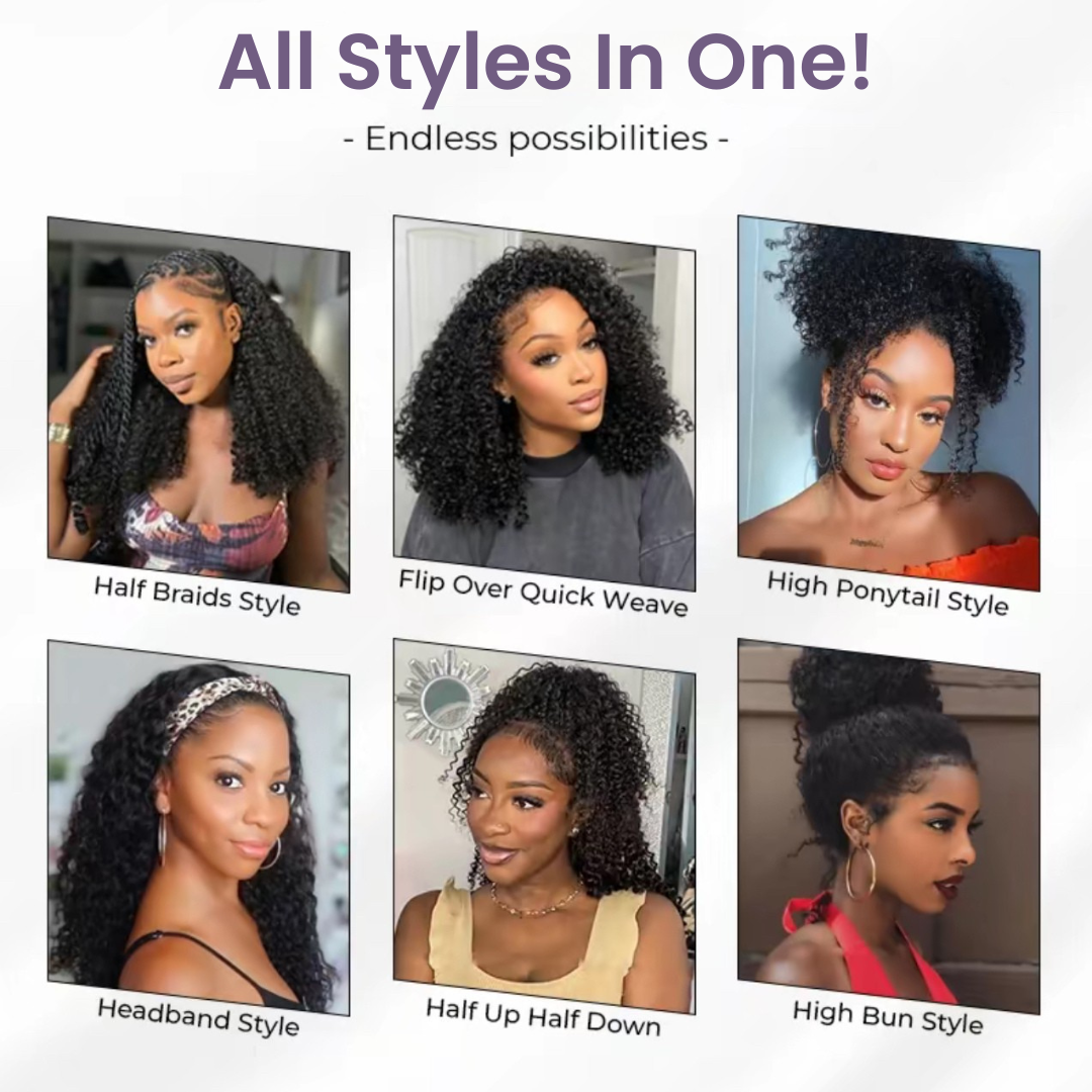 InvisiBlend - 180% Curly Wig HD Invisible Lace