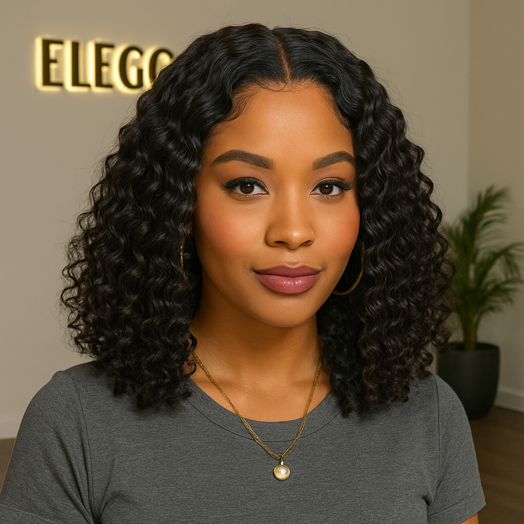 InvisiBlend - 180% Curly Wig HD Invisible Lace